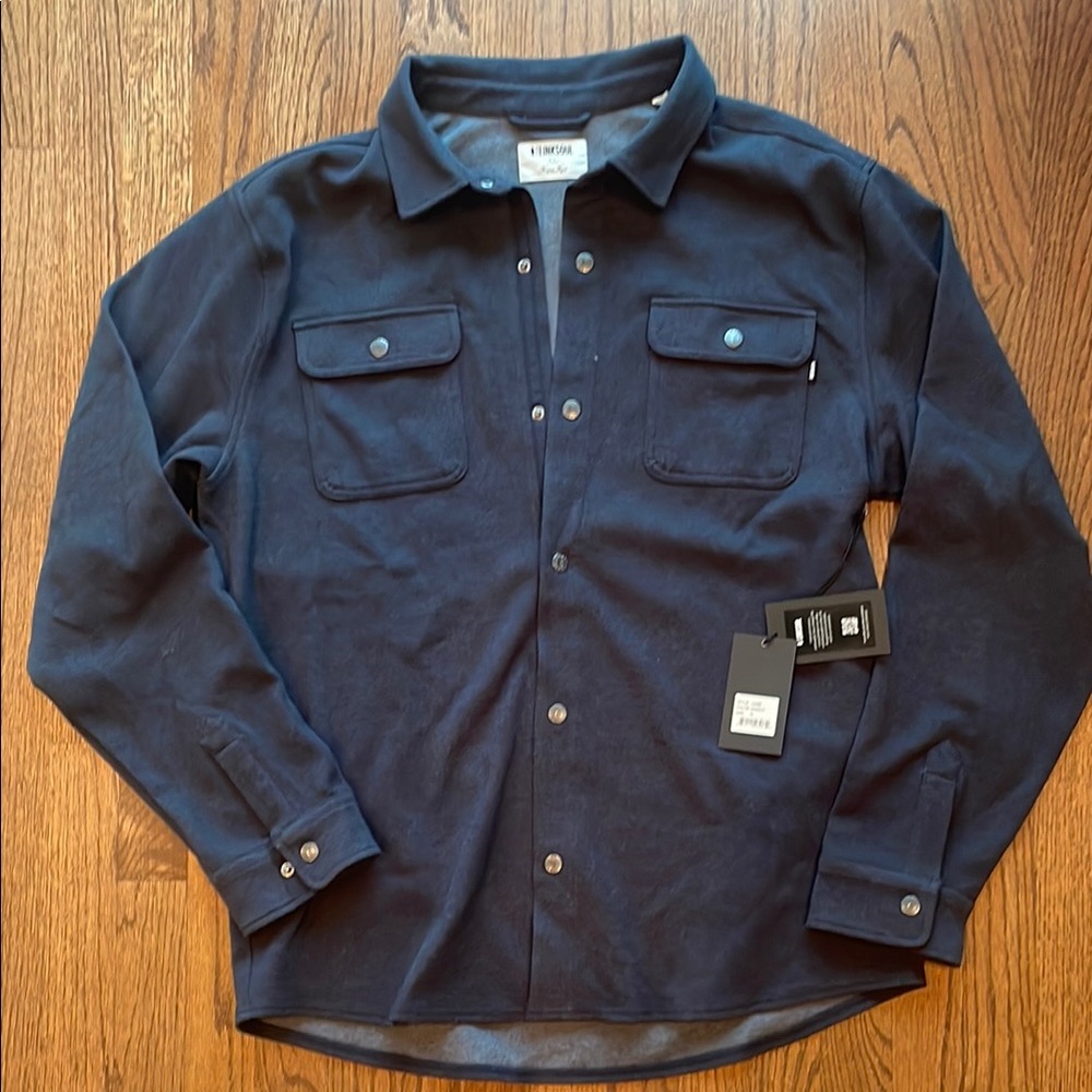 Linksoul Navy Button-Up